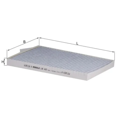 Bilde av MAHLE ORIGINAL LAK 469 Kupéfilter Karbonfilter 248,0 181 20,0
