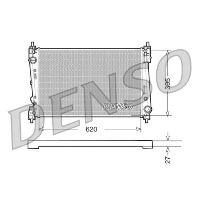 Bilde av DENSO DRM09112 Radiator Aluminium 620 395 27