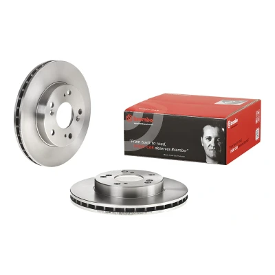 Bilde av BREMBO 09.6753.30 Bremseskiver 260 23 5 innvendig ventilert med skruer HONDA: CIVIC 7 Hatchback, CR V 1