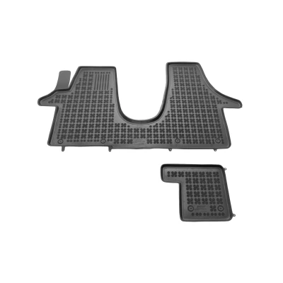 Bilde av REZAW PLAST 200109 Gulvmatte sett gummi foran og bak 2 svart VOLKSWAGEN: Transporter 5, 5 Bus