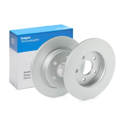 Bilde av DELPHI BG4386C Bremseskiver 271 11 5 fullt ut belagt ubehandlet uten hjullager, ABS sensorring FORD: FOCUS 3 Turnier,