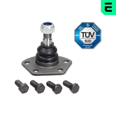 Bilde av OPTIMAL G3 861 Bærekule nede, framaksel med tilbehør 19,5 M18 x 1,50 RHT M for casterstag FIAT: Ducato II Flatvogn lastebil/Chassis, Van