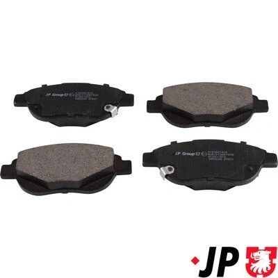 Bilde av JP GROUP 4163601810 Bremseklosser framaksel ekskl. slitasjevarselkontakt PEUGEOT: 207 Hatchback, 307 Stasjonsvogn, SW, CITROËN: C4 I Hatchback