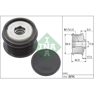 Bilde av INA 535 0336 10 Frihjul Dynamo spesialverktøy nødvendig for montering SUBARU: Forester III