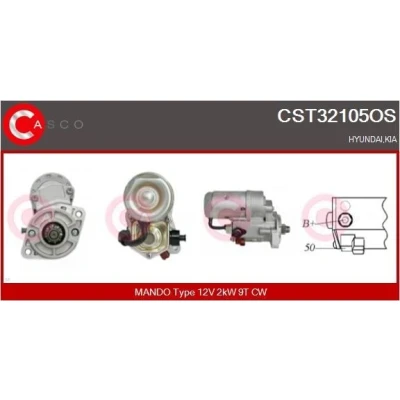 Bilde av CASCO CBW74005AS Interiørvifte for venstreratt ALFA ROMEO: 147