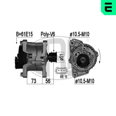 Bilde av Dynamo, bmw 3 [e30, e36, e46], cabriolet [e36, compact coupé touring z3 roadster [e36]