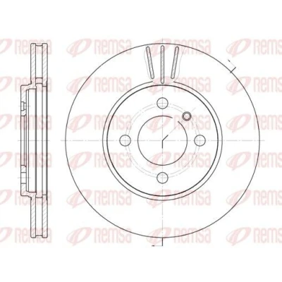 Bilde av REMSA 6062.10 Bremseskiver framaksel 260, 260 22 4 ventilert BMW: 3 Sedan, Cabrio, Touring