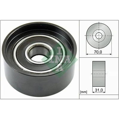 Bilde av INA 532 0588 10 Styrerulle HONDA: CR V 3, 2