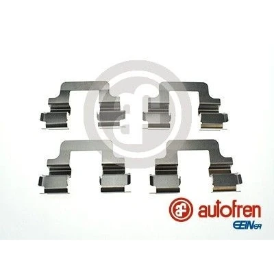 Bilde av AUTOFREN SEINSA D42857A Tibehørsett, skivebremse belegg bakaksel VOLKSWAGEN: Passat B6 Variant, Tiguan I, Golf 5, AUDI: Q3, A8 D4, A3 Sportback