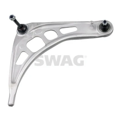 Bilde av SWAG 20 73 0044 Bærebru uten lager, med støtte / styreledd, mutter framaksel høyre, nede Casterstag Aluminium BMW: 3 Sedan, Touring, Coupé