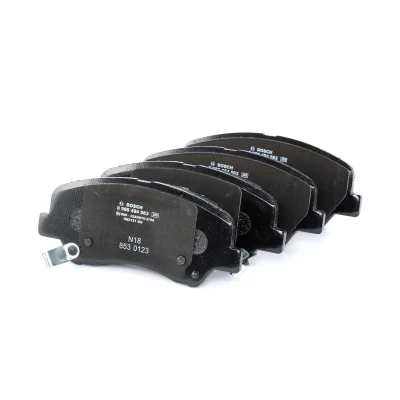Bilde av BOSCH 0 986 494 563 Bremseklosser Low Metallic med akustisk slitasjevarsel antihyle blikk KIA: Rio 3, 4, Stonic Hatchback