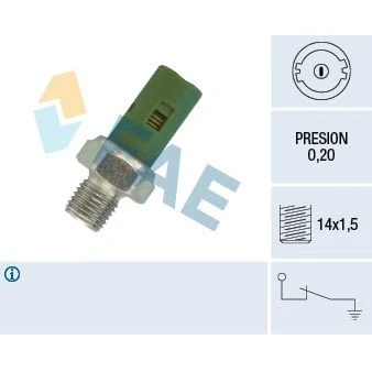 Bilde av EPS 1.800.131 Oljetrykkbryter M14x1,5 Made in Italy OE Equivalent
