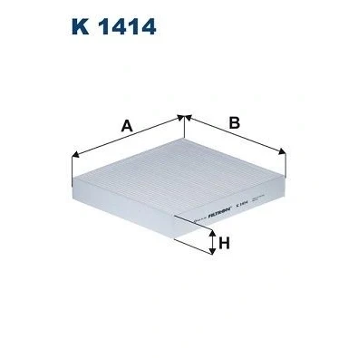 Bilde av FILTRON K 1414 Kupéfilter Partikkelfilter 217 200 32 NISSAN: NP300 Navara Pick up