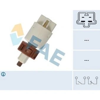 Bilde av FAE 24691 bremselysbryter mekanisk 4 TOYOTA: Land Cruiser Prado 120, Urban Cruiser, SUZUKI: Grand Vitara 1 SUV