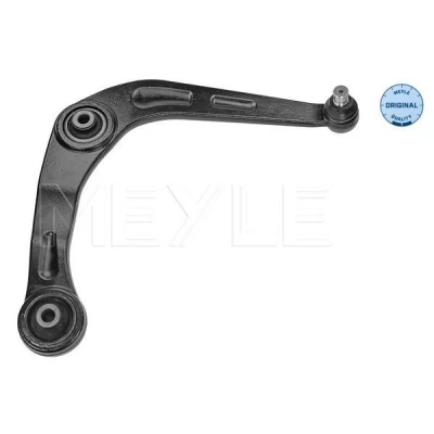Bilde av MEYLE 11 16 050 0100 Bærebru ORIGINAL Quality med gummifeste, støtte / styreledd nede, framaksel høyre Casterstag Stål PEUGEOT: 206 Hatchback