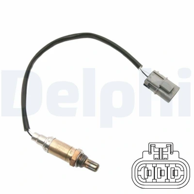 Bilde av DELPHI ES10456 12B1 Lambdasonde Fingersonde, oppvarmet NISSAN: Primera Sedan