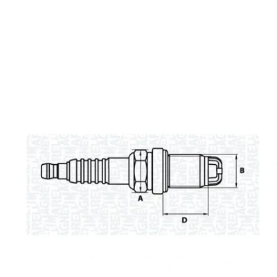 Bilde av MAGNETI MARELLI 062000783304 Tennplugg M14 SW: 16