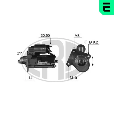Bilde av ERA 220371A Starter 12 1,2 11 VOLVO: V50, V70 3, FORD: Grand C Max, Transit Connect V408 Van, FOCUS 3 Turnier