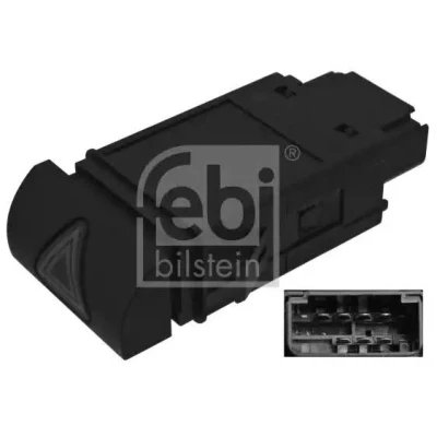 Bilde av FEBI BILSTEIN 100405 Varselblinklysbryter VOLKSWAGEN: Polo IV Hatchback