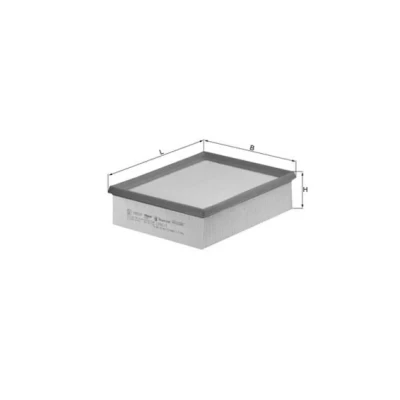 Bilde av MAHLE ORIGINAL LX 742/1 Luftfilter 62,3 193 231,0 Filterinnsats RENAULT: ESPACE 4, LAGUNA 2 Grandtour, CLIO