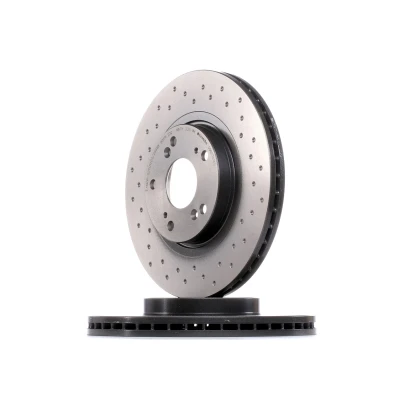 Bilde av BREMBO 09.B270.1X Bremseskiver 296 25 5 perforert / ventilert belagt høy karbon med skruer HONDA: ACCORD 8 Kombi,