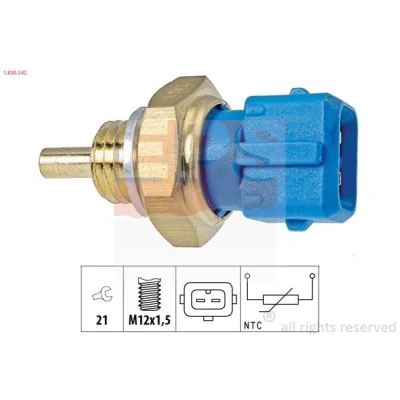 Bilde av FACET 7.3342 Sensor, kjølemiddeltemperatur Made in Italy OE Equivalent