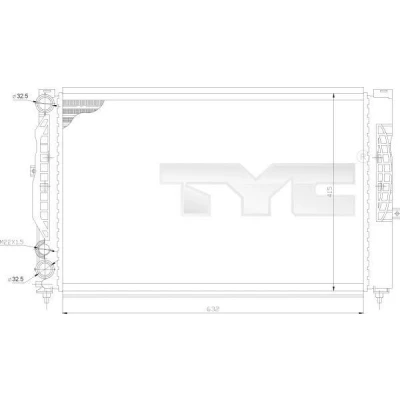 Bilde av Radiator, motorkjøling, audi,skoda,vw, 4B0 121 251G, 8D0 251E, 251K, 251P, 251Q