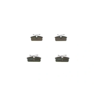 Bilde av BOSCH 0 986 424 275 Bremseklosser Low Metallic med antihyle blikk, montageanvisning RENAULT: Twizy