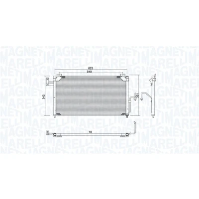 Bilde av Kondensator, klimaanlegg, mazda 323 f vi, s B25F61480, B25F 61 480, B25F61480A, 480A, B25F61480B, 480B, B25H6148