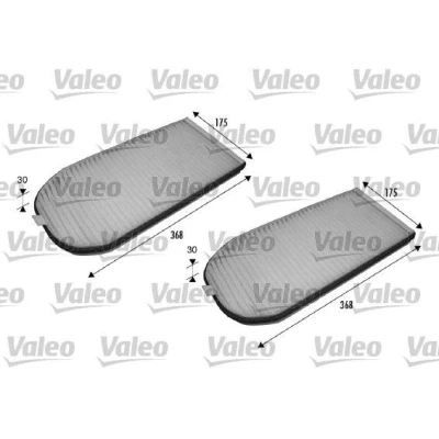 Bilde av VALEO CLIMFILTER COMFORT 698838 Kupéfilter Partikkelfilter 366, 366 BMW: 7