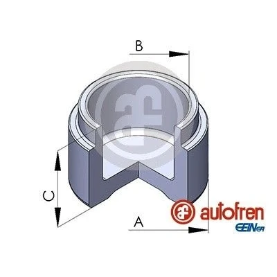 Bilde av AUTOFREN SEINSA D025513 Stempel, bremseklave 51 framaksel AKE