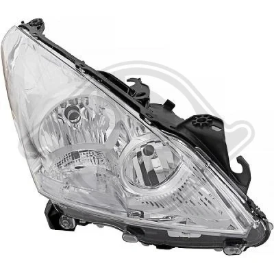 Bilde av DIEDERICHS 4235482 Frontlykter høyre H7/H7 med kjørelys for høyrekjøring Priority Parts elektromotor PEUGEOT: 3008 I