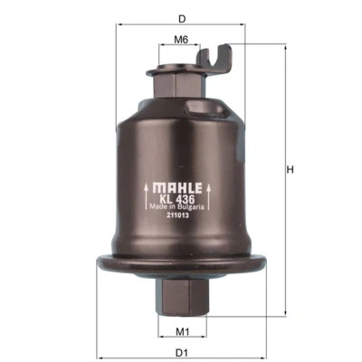 Bilde av MAHLE ORIGINAL KL 436 Drivstoffilter ledningsfilter