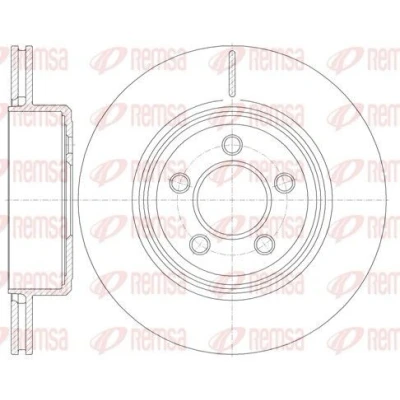 Bilde av REMSA 61270.10 Bremseskiver bakaksel 320, 320 21,8 5 ventilert CHRYSLER: 300C Sedan