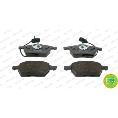 Bilde av FERODO PREMIER ECO FRICTION FDB590 Bremseklosser inkl. slitasjevarselkontakt med kolbleklips uten tilbehør AUDI: A8 D2, A6 C4 Avant, 100 Avant