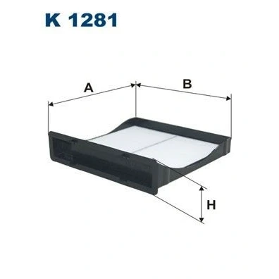 Bilde av FILTRON K 1281 Kupéfilter Partikkelfilter 226 219,5 56,5 SUBARU: Impreza III Hatchback, Forester IV,