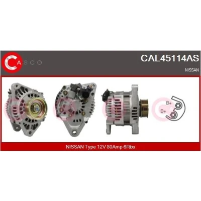 Bilde av CASCO CAL35206AS Dynamo 12V 85A MITSUBISHI: COLT 6