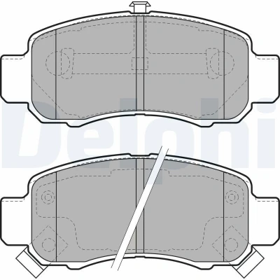 Bilde av Bremseklosser sett, Framaksel, honda insight, 06450 S34 000, S3Y 010, A00, 06450S3YE60, 45022 E50, 4