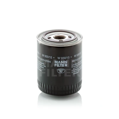Bilde av MANN FILTER W 930/15 Oljefilter 1 12 UNF Påskruingsfilter