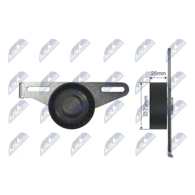 Bilde av Strammerull, kilerem med ribber, dacia,renault, 1175000Q0E, 11750 00Q0E, 1192500QAB, 11925 00QAB, 77 00 105 325, 7700105325, 82 192 8