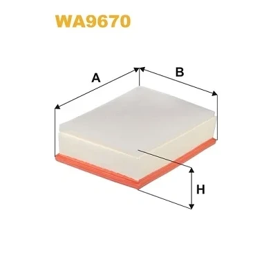 Bilde av Luftfilter WIX FILTERS WA9670
