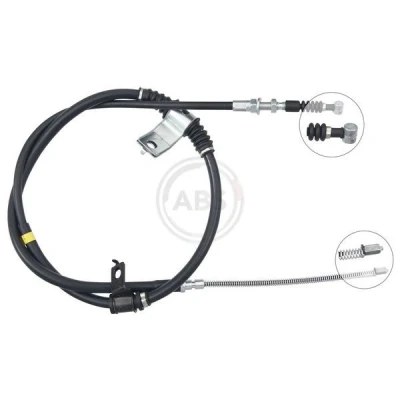 Bilde av Kabel, parkeringsbremse, Bakre venstre, hyundai h 1 / starex buss, flak/chassi, skåp, travel, 599124A211