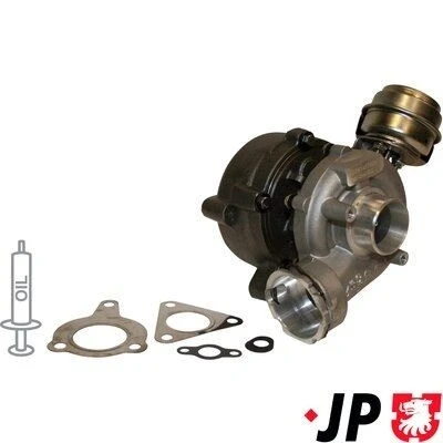 Bilde av JP GROUP 1117400400 Turbolader Eksosturbolader inkl. tetningssett AUDI: A4 B7 Avant, A6 C6 B6 VOLKSWAGEN: Passat B5 GP Stasjonsvogn