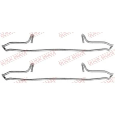 Bilde av QUICK BRAKE 109 1159 Tibehørsett, skivebremse belegg VOLVO: V70 I, S70, 460 L