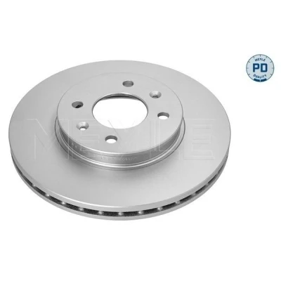 Bilde av MEYLE 37 15 521 0041/PD Bremseskiver framaksel 256 22 4 100 ventilert Sink lamell belagt