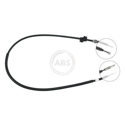 Bilde av A.B.S. K10167 Bremsekabel 1398 Skivebrems for høyre/venstre ratt AUDI: 80 B3, B4 Sedan, Cabriolet