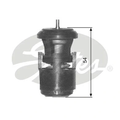Bilde av GATES TH14787G1 Termostat 87 med tetning VOLKSWAGEN: Caddy 3, GOLF 6, Polo III Hatchback, SKODA: Octavia 2 Combi, 1 Fabia Combi