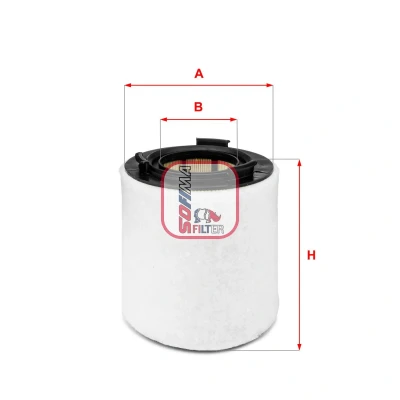 Bilde av SOFIMA S 7621 A Luftfilter 170 157 Filterinnsats VOLKSWAGEN: Polo V Hatchback, SKODA: Fabia 2, Roomster, Rapid Spaceback, AUDI: A1 Hatchback
