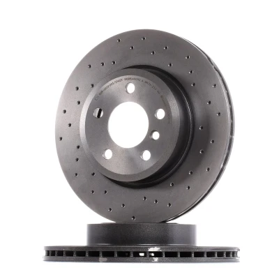 Bilde av BREMBO XTRA LINE 09.9581.1X Bremseskiver 325 25 5 perforert / ventilert belagt høy karbon med skruer BMW: X3