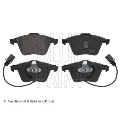 Bilde av BLUE PRINT ADV184265 Bremseklosser framaksel inkl. slitasjevarselkontakt med kolbleklips AUDI: A6 C5 Avant, C6 Sedan